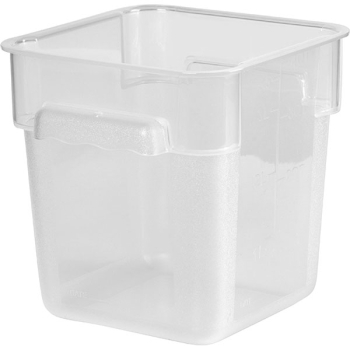 Контейнер для хран. продук. б/крышки; полипроп.; 4л; H=19,L=17.8,B=17.8см; полупрозр.
