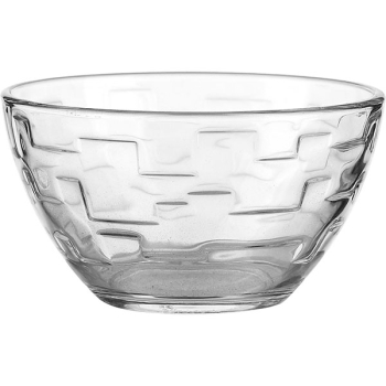 Салатник «Лабиринт»; стекло; 300мл; D=11,H=6см; прозр.