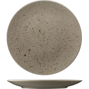 Тарелка мелкая «Лайфстиль»; фарфор; D=21см; песочн.