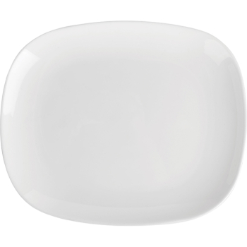 Блюдо «Бургер Солюшнс»; стекло; L=28,B=23см; белый