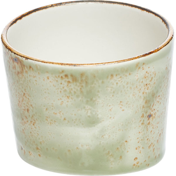 Салатник «Крафт»; фарфор; 220мл; D=8.8,H=7.5,L=36,B=25см; зелен.