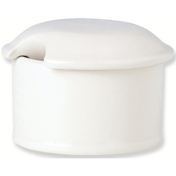 Горчичница б/крышки «Симплисити Вайт»; фарфор; 50мл; D=54,H=33мм; белый