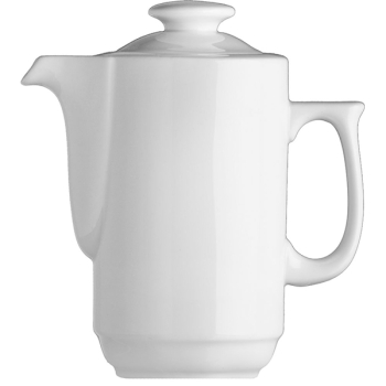Кофейник с крыш. «Прага»; фарфор; 1200мл; D=11,H=21,L=21см; белый