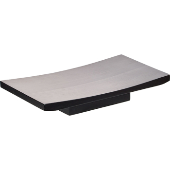 Блюдо для суши; дерево; H=3.5,L=21,B=12см; черный