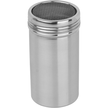 Емкость для сахарной пудры; сталь; D=7,H=13.5см; металлич.