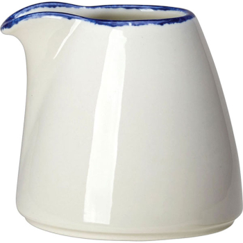 Молочник б/ручки «Блю дэппл»; фарфор; 85мл; белый,синий