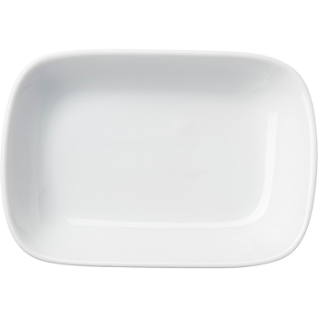 Блюдо прямоугольное «Энтотел»; фарфор; D=12см