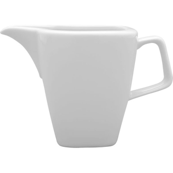 Молочник «Лайк»; фарфор; 200мл; H=8.5,L=13,B=7см; белый