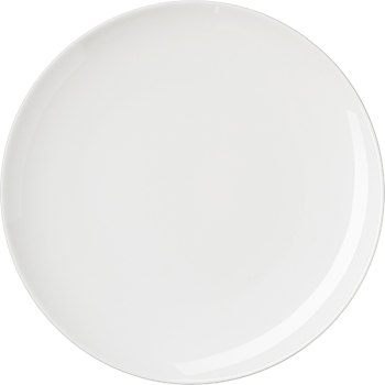 Тарелка мелкая б/борта «Кунстверк»; фарфор; D=22,H=2.3см; белый