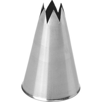 Набор кондит.насадок «Звезда» [2шт]; сталь нерж.; D=30/13,H=50,L=115,B=60мм; металлич.