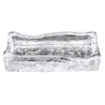 Тарелка для презентаций «Фрост»; стекло; L=17,B=8см; прозр.