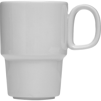 Кружка «Лив»; фарфор; 227мл; D=7.2,L=10.5см; белый