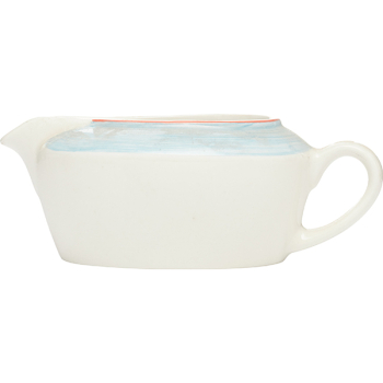 Соусник «Рио Блю»; фарфор; 130мл; белый,синий