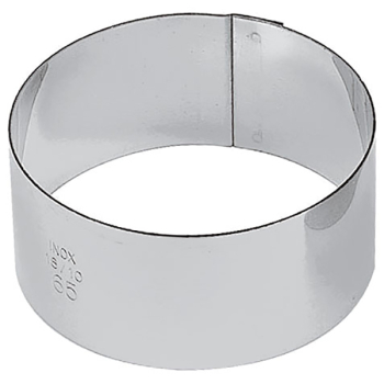 Форма конд. «Круг» [6шт]; сталь; D=6,H=4см; металлич.