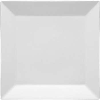 Тарелка квадратная «Классик»; фарфор; H=2,L=21.5,B=21.5см; белый