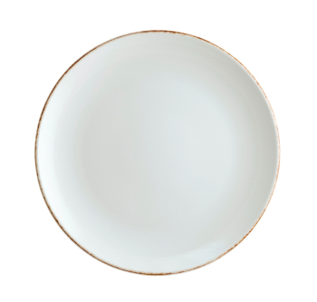 Тарелка Bonna Ретро Д=190 мм коричневый край