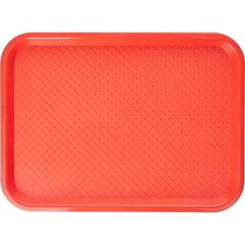 Поднос для Фаст Фуд; пластик; H=2,L=41,B=30см; красный