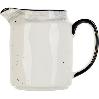 Молочник «Пастораль»; фарфор; 300мл; H=9.7,L=11.7,B=7.2см; серый