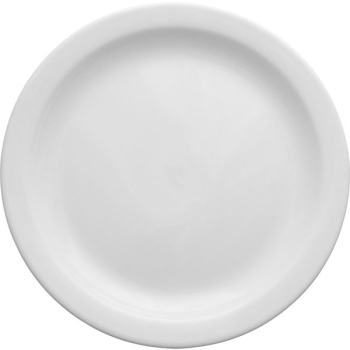 Тарелка мелкая «Америка»; фарфор; D=18.5,H=2см; белый