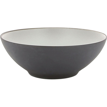 Салатник «Экинокс»; фарфор; 350мл; D=15,H=5.6см; серый