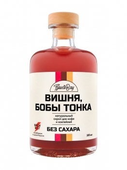 Сироп Flavor Bay без сахара Вишня и Бобы Тонка 500 мл