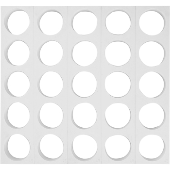 Форма конд. «Круг» [35шт]; полистирол; D=6.5,H=4см