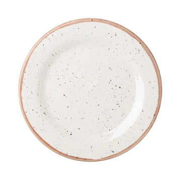 Тарелка Пунто Бьянка Д=260 мм фарфор белый