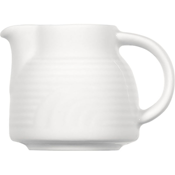 Молочник «Карат»; фарфор; 150мл; D=7,H=7.5,L=9.5см; белый