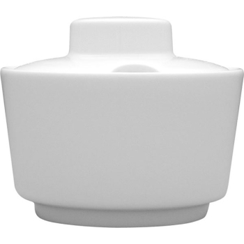 Сахарница «Кашуб-хел»; фарфор; 400мл; D=12,H=10см; белый