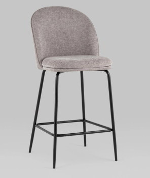 Стул полубарный Echo светло-серый