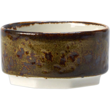 Соусник «Крафт»; фарфор; 55мл; D=6.5,H=3см; коричнев.