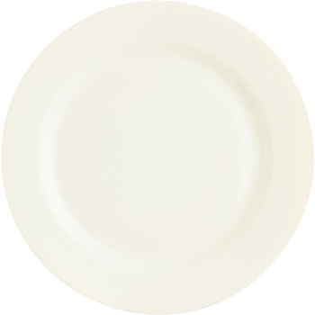 Тарелка мелкая «Зеникс»; зеникс; D=25.5,H=2см; белый