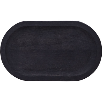 Блюдо для подачи овал.; дуб; H=2.5,L=30,B=18см