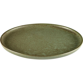 Тарелка «Серфис»; керамика; D=21,H=1.5см; зелен.