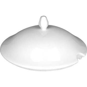 Крышка для супницы «Афродита»; фарфор; белый