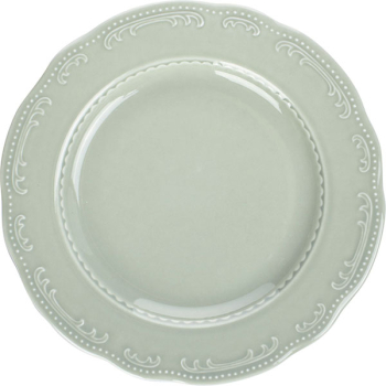 Тарелка мелкая «В.Виена Шарм»; фарфор; D=21,H=2см; зелен.