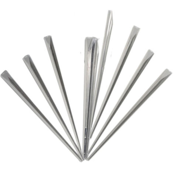 Пики д/канапе «Призма» [500шт]; полистирол; L=9см; прозр.