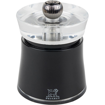 Мельница для перца «Бали»; акрил; H=8см; черный