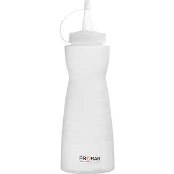 Емкость для соусов; пластик; 350мл; D=6,H=20см; прозр.