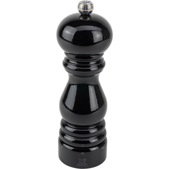 Мельница для соли мех. метал; дерево; D=5.6,H=18см; черный