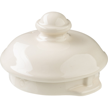 Крышка для кофейника «Айвори»; фарфор; D=5.5,H=4.5см; слон.кость