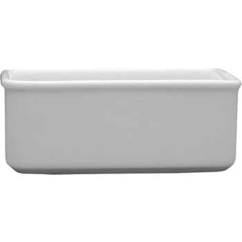 Емкость для пакетиков сахара «Версаль»; фарфор; H=4,L=11,B=6.5см; белый