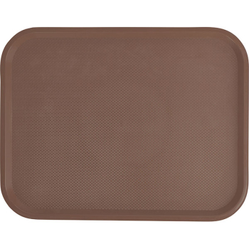 Поднос для  Фаст Фуд; пластик; H=2,L=45.5,B=35.5см; коричнев.