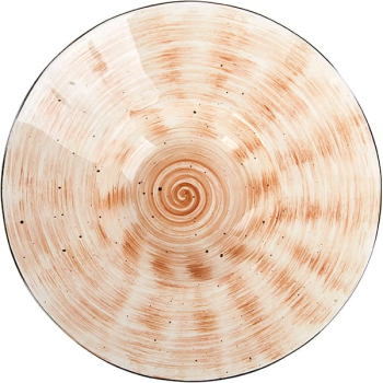 Тарелка для пасты «Пастораль»; фарфор; D=29см; оранжев.