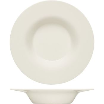 Тарелка глуб. «Пьюрити»; фарфор; 200мл; D=20,H=3.6см; белый