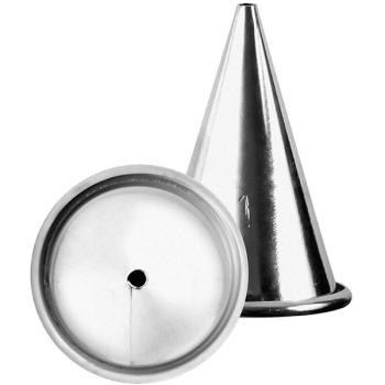 Насадка конд. «Круг»; сталь нерж.; D=35/3,H=50мм; металлич.