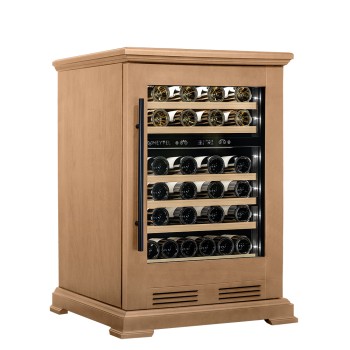 Винный шкаф Meyvel MV46PRO-KBT2 обшитый деревом