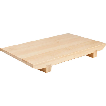 Блюдо для суши; бамбук; H=3,L=29,B=17см; св. дерево