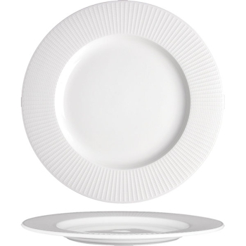 Тарелка  мелкая «Уиллоу»; фарфор; D=28.5см; белый