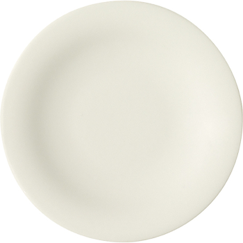 Тарелка мелкая «Рафинез»; фарфор; D=21см; слон.кость